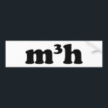 m3h バンパーステッカー<br><div class="desc">Math,  meh,  no problem.

Globe Trotters specialises in idiosyncratic imagery from around the globe. Here you will find unique Greeting Cards,  Postcards,  Posters,  Mousepads and more.</div>