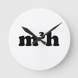 m3h ラウンド壁時計