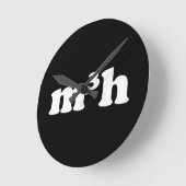 m3h ラウンド壁時計 (傾斜)