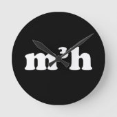 m3h ラウンド壁時計 (正面)