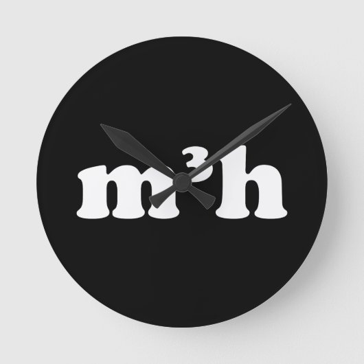 m3h ラウンド壁時計 (正面)