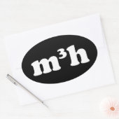 m3h 楕円形シール (封筒)
