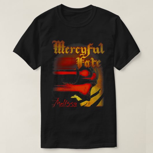 M3lissa Old School Heavy Metal Tシャツ (デザイン正面)