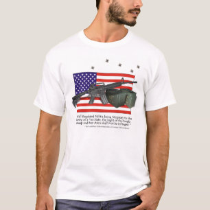 M4カービン銃は、私達の第2修正を支えます Tシャツ