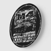 M4シャーマンジャンボ ラージ壁時計 (傾斜)