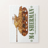 M4シャーマン世界大戦アメリカ中戦車WWII ジグソーパズル (縦)