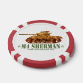 M4シャーマン世界大戦アメリカ中戦車WWII ポーカーチップ (シングル)