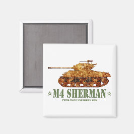 M4シャーマン世界大戦アメリカ中戦車WWII マグネット