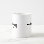 M4シルエット コーヒーマグカップ (中央)