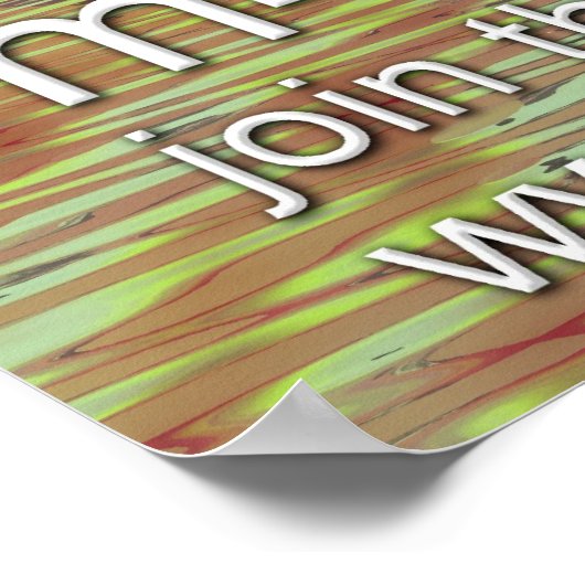 M4ラジオ星付き ポスター (角)