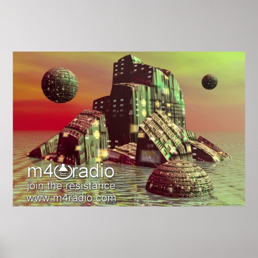 M4ラジオ星付き ポスター (正面)