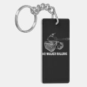 M41ウォーカーBulldog American Light Army Tank Gift キーホルダー (正面左)