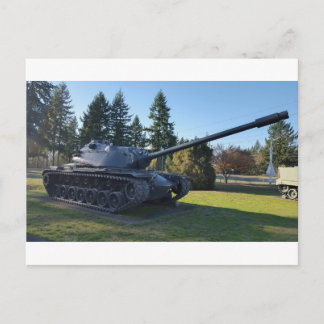 M48パットン戦車 歴史的軍用車両 ポストカード