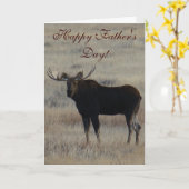 M4 Bullのアメリカヘラジカ カード (黄色い花)