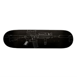 M4 SOPMODのスケートボードのデッキの黒 スケートボード