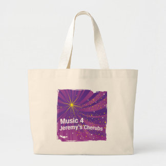 M4JCのロゴのバッグ ラージトートバッグ