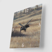 M5ブルムースアンドサンドヒルズ スクエア壁時計 (傾斜)