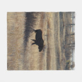 M5ブルムースアンドサンドヒルズ フリースブランケット (正面(横))