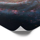 M51渦スパイラル銀河系NASA ポスター (角)