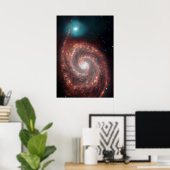 M51渦スパイラル銀河系NASA ポスター (ホームオフィス)