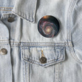 M51渦スパイラル銀河系NASA 缶バッジ (インサイチュ)