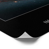 M51渦銀河系 ポスター (角)