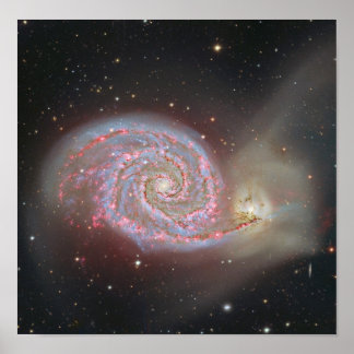 M51銀河系 ポスター