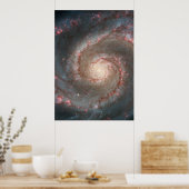M51 Colossal Poster - Whirlpool Spiral銀河系 ポスター (キッチン)