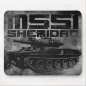 M551 Sheridan マウスパッド (正面)