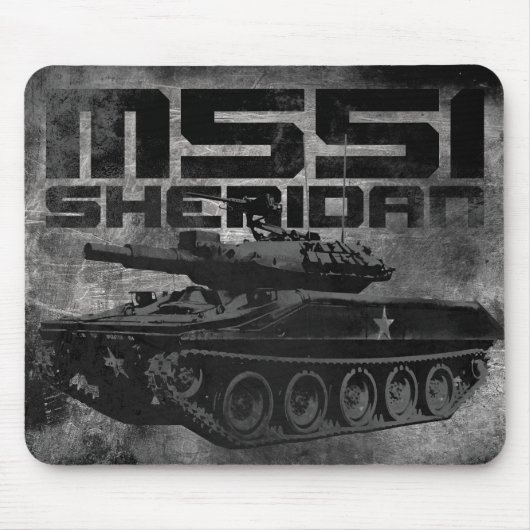 M551 Sheridan マウスパッド (正面)