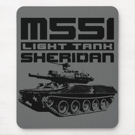 M551 Sheridan マウスパッド (正面)