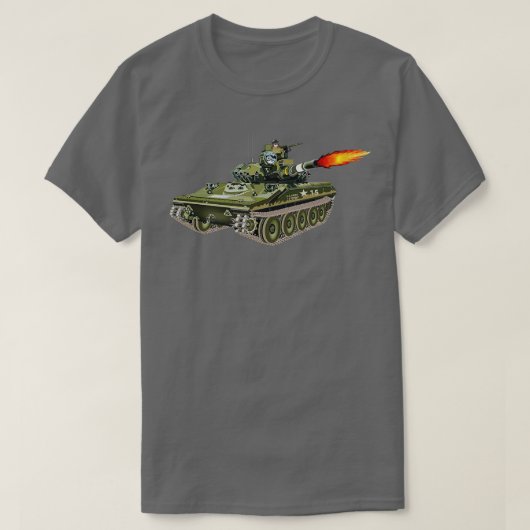 M551 Sheridan Firing wo Txt Tシャツ (デザイン正面)