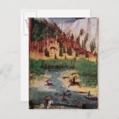 M5751 f.2vマクシミリアンI狩り鹿 ポストカード (正面/裏面)