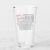 M5A1スチュアート(アメリカ国旗の背景ガラス付き) タンブラーグラス (裏面)