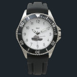 M60アメリカ戦車 腕時計<br><div class="desc">伝説のアメリカの戦車M60の詳細なイラストレーション。この戦車はベトナム戦争や湾岸戦争など世界中の多くの紛争に首尾よく参加している。冷戦のアイコンとも呼ばれる人もいる。</div>