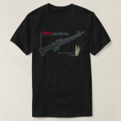 M60マインガン Tシャツ (デザイン正面)