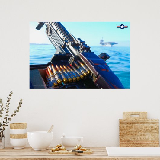 M60弾薬帯 ポスター (キッチン)