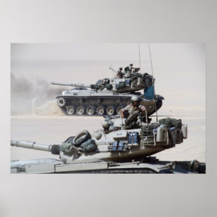 M60 Pattonの主戦闘戦車 ポスター
