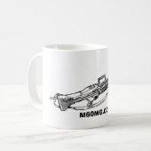 M60MG.COM コーヒーマグカップ (正面左)