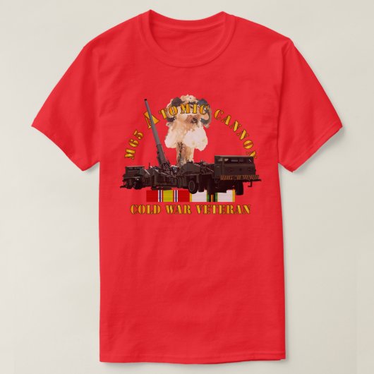 M65原子砲ColdVetとCOLD SVC Tシャツ (デザイン正面)