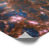 M74緩和曲線銀河系 | NGC 628 |ハッブルとJWST ポスター (角)