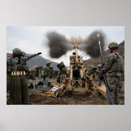 M777 Howitzer ポスター (正面)