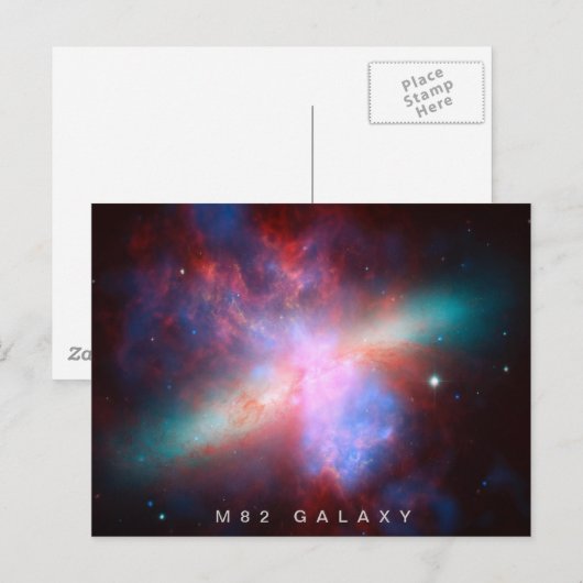 M82銀河系 ポストカード (正面/裏面)