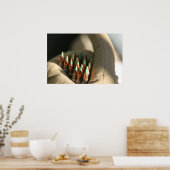 M855 5.56mmボールラウンド ポスター (キッチン)