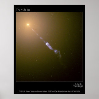 M87ハッブル望遠鏡写真 ポスター