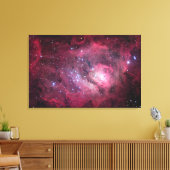 M8，ラグーン星雲射手座 キャンバスプリント (インサイチュ (リビング))