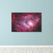 M8，ラグーン星雲射手座 キャンバスプリント (インサイチュ (ウッドフロア))