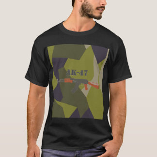 M90 camo  AK47 Tシャツ