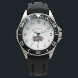 M939 / M923米国軍隊大型トラック 腕時計<br><div class="desc">M923（M939シリーズ）軍隊重トラックのベクトルイラストレーションは、トラック運転手、軍、軍隊愛好家のためのアメリカ国旗の前に。</div>