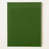 "M"エレガントモノグラムフローラアジサイプランナー プランナー手帳 (裏面)